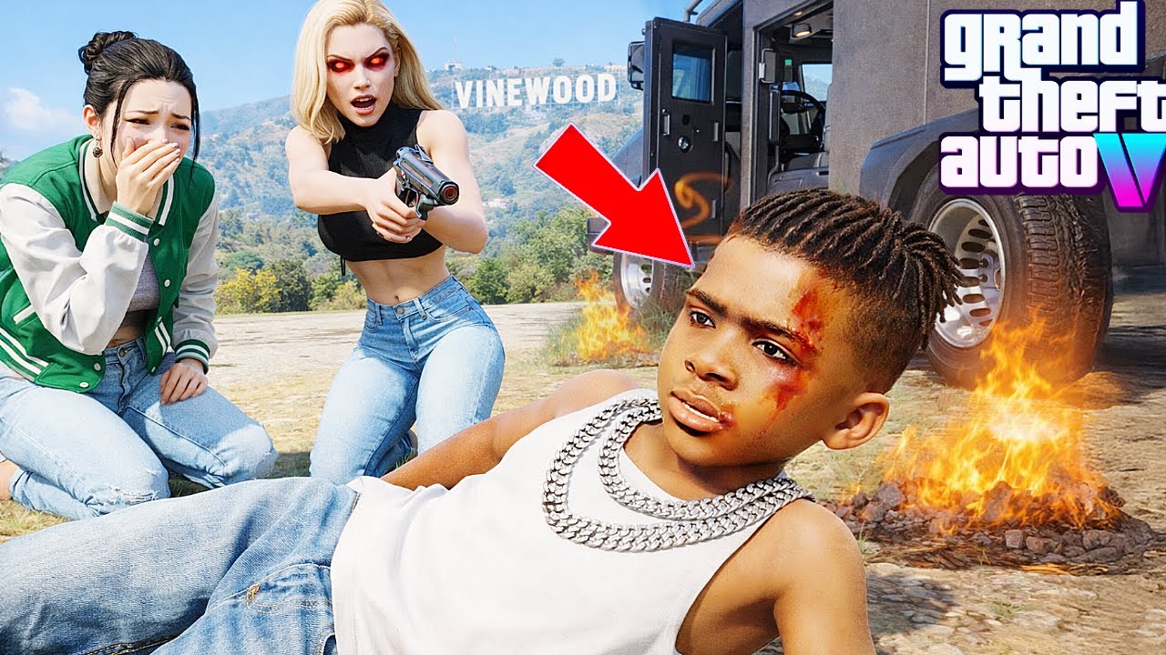 😢👶🏽💔 The End Of Kid Franklin 💔👶🏽😢GTA 5 Kid Franklin Real Life Mod S1 EP65