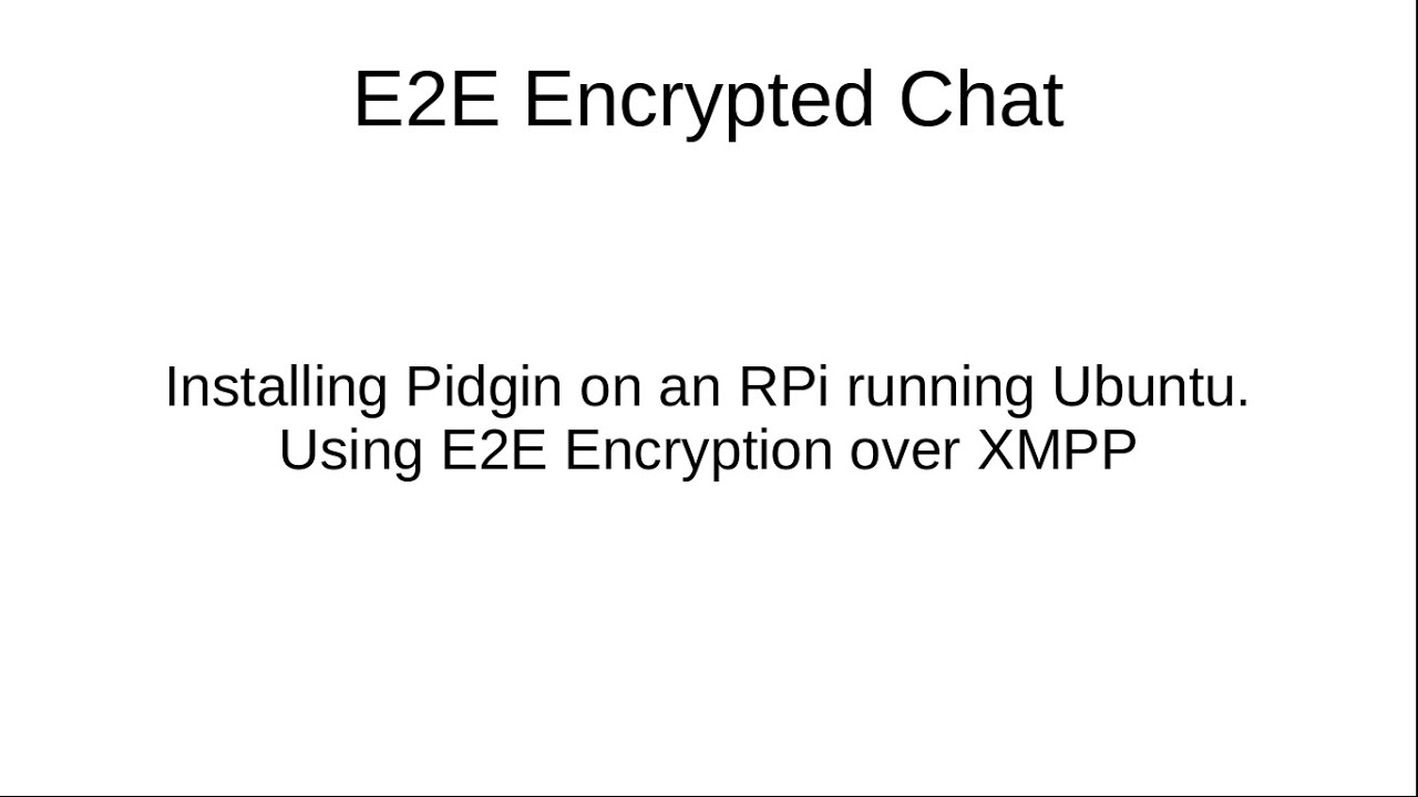 E2E Encrypted Chat