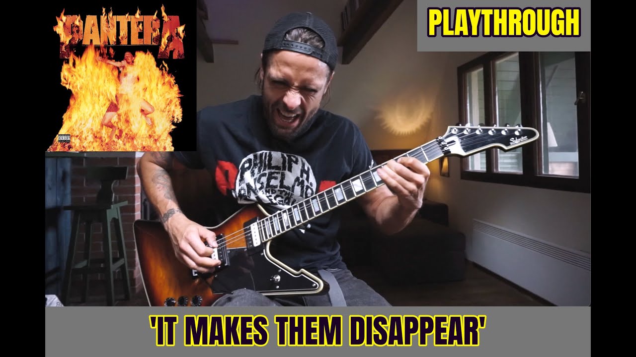 PANTERA - IT MAKES THEM DISAPPEAR - LIVING ROOM JAM 🔥 live playthrough by ATTILA VOROS