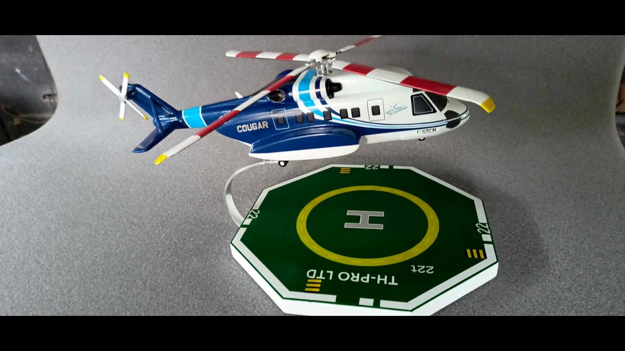Finish product helicopter made from kiln dry mahogany wood