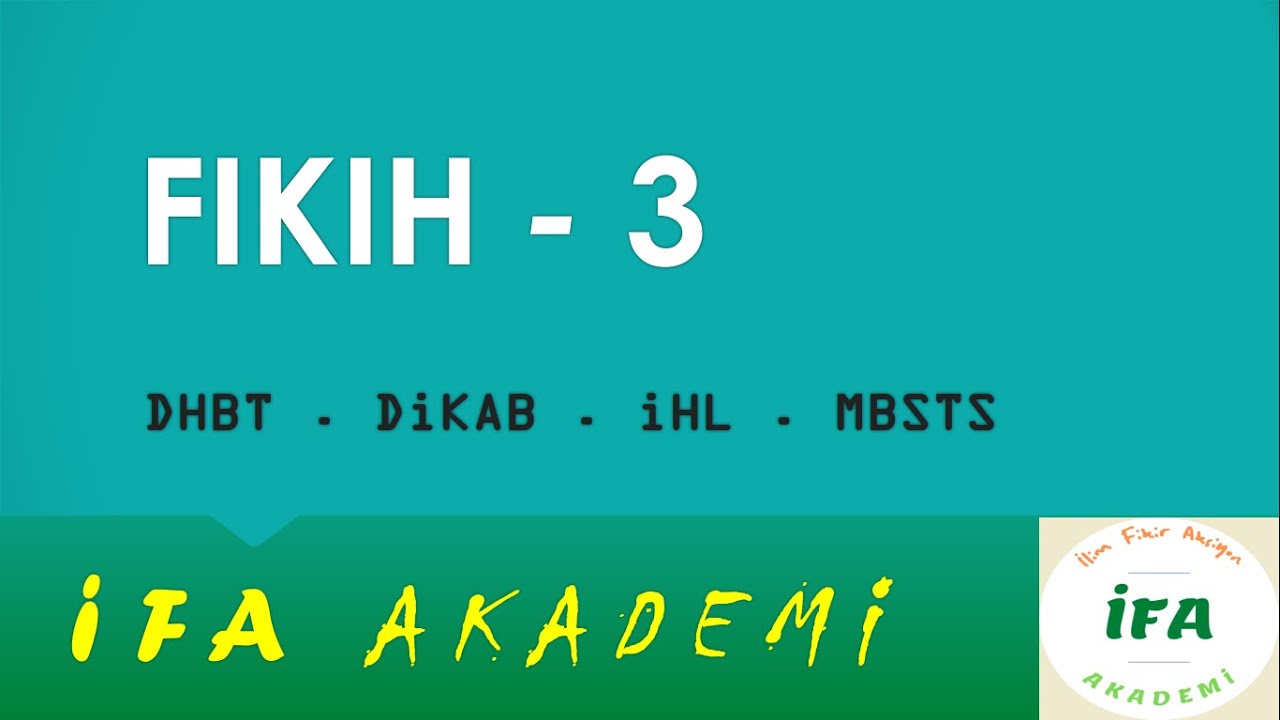 3) Sed-i Zerâi, İstislah ..vs (Fer'i Deliller)  ▸ Dikab, Dhbt - 2024