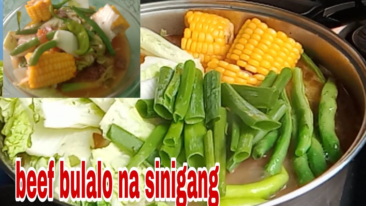 BEEF BULALO NA SINIGANG | HOW TO COOK BEEF BULAGANG OR BULASING