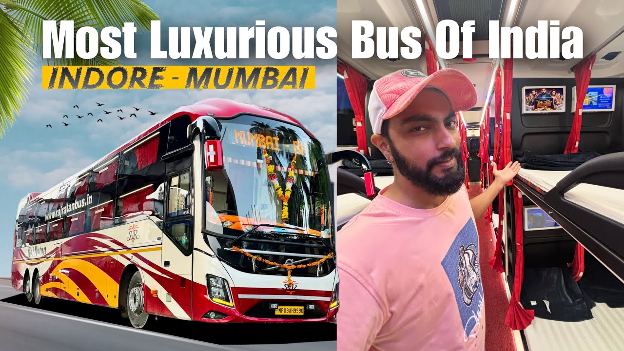 Indore To Mumbai In Raj Ratan Luxurious Volvo Bus 