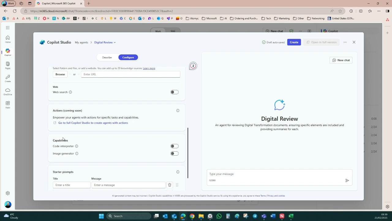 Microsoft 365 Copilot Document Review Agent
