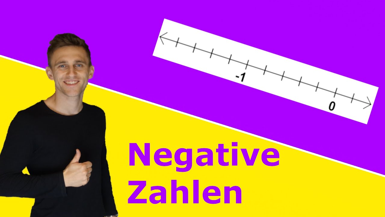 Einführung in negative Zahlen - mit Aufgaben+Lösung | LehrerBros