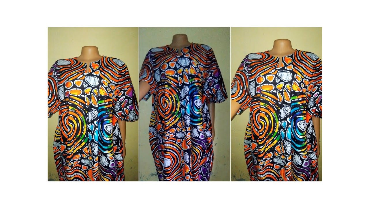 How To Cut And Sew Simple Bubu Dress