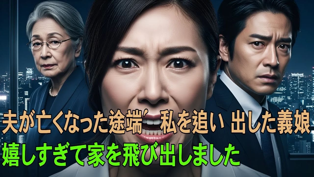 夫が亡くなった途端、私を追い出した義娘…嬉しすぎて家を飛び出しました