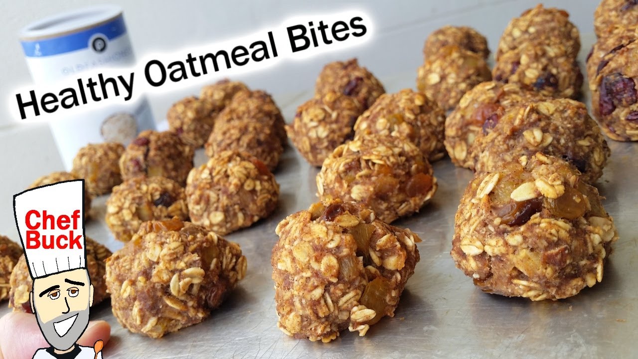 Oatmeal Banana Bites - Lowfat Oatmeal Recipe