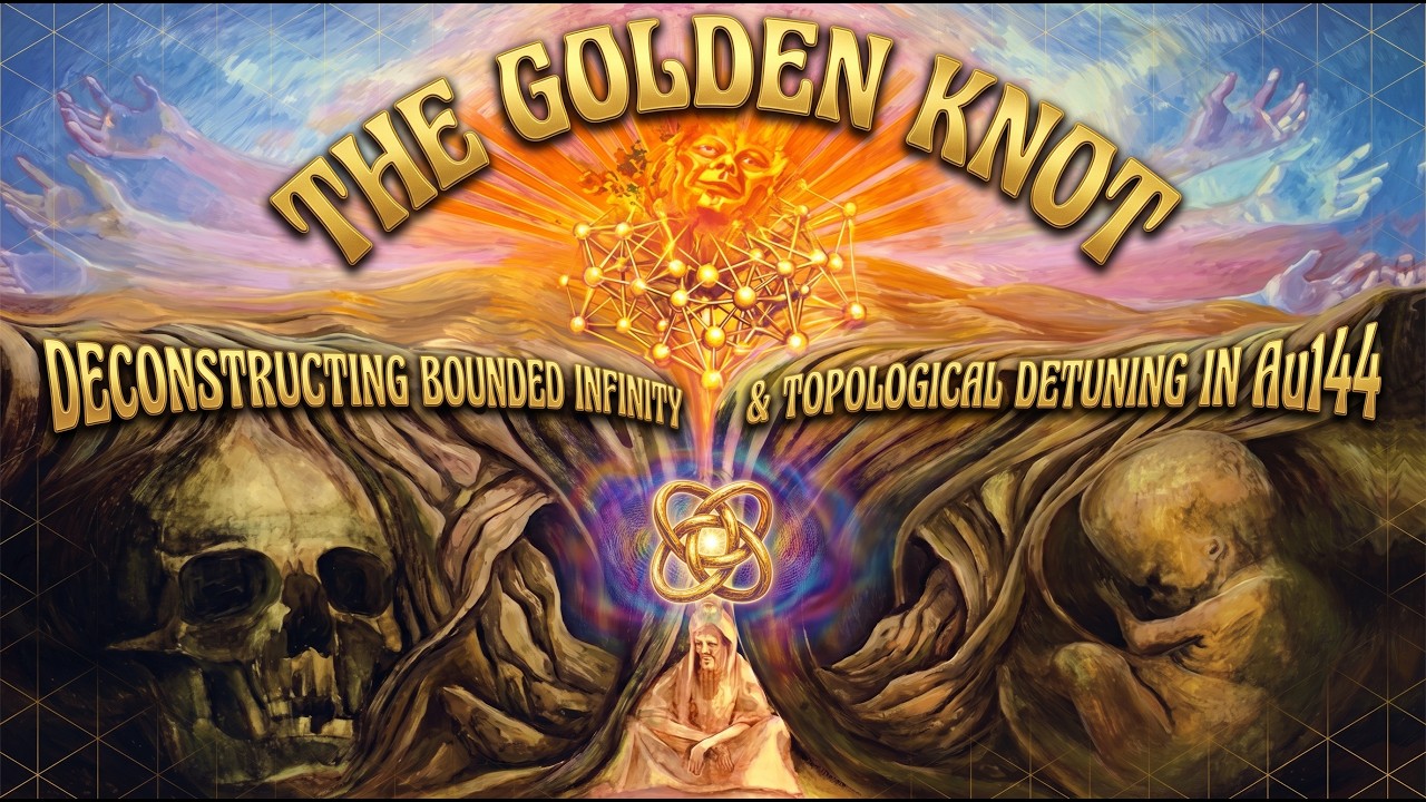 The Golden Knot: Deconstructing Bounded Infinity & Topological Detuning in Au144