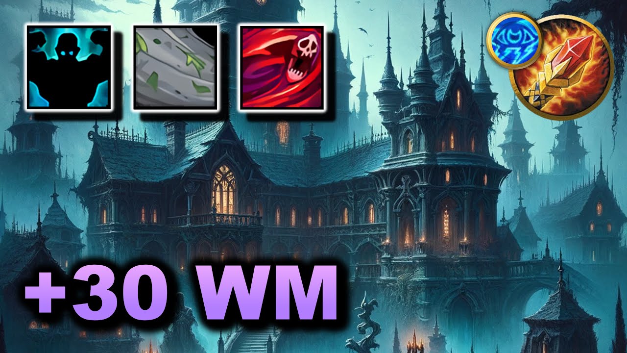 +30 Waycrest Manor Fortified | Arcane Mage M+ PoV | WoW 10.2.6 Dragonflight Season 3