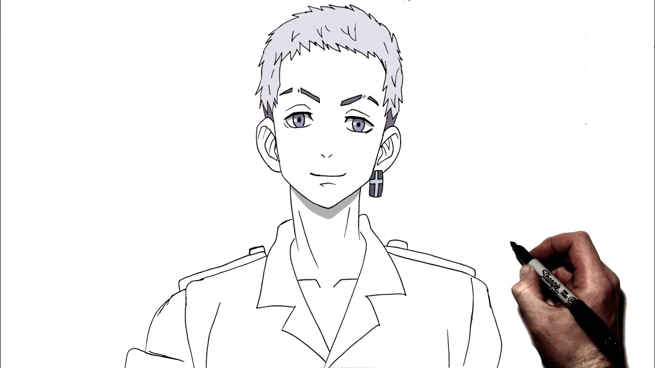 How To Draw Mitsuya | Step By Step | Tokyo Revengers