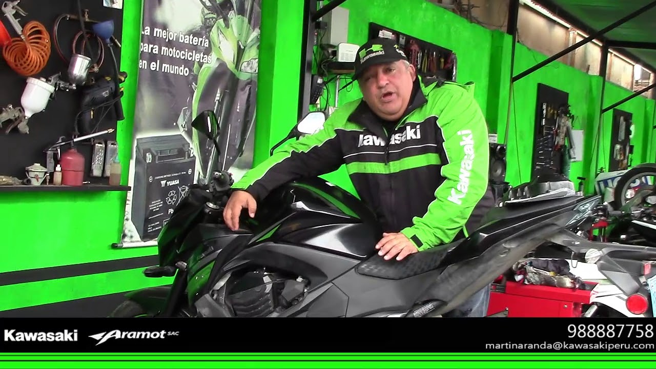 REPARACION Z800 2016 KAWASAKI PERU ARAMOT SAC MARTIN ARANDA