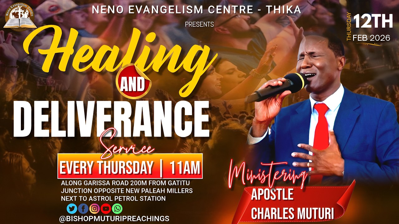 HEALING & DELIVERANCE SERVICE// LIVE BROADCAST NENO THIKA // APOSTLE CHARLES MUTURI // 12.02.2026
