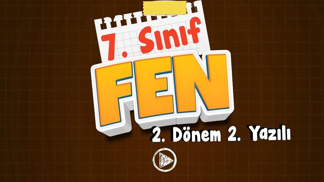 7. SINIF FEN YAZILI HAZIRLIK | 2. Dönem 2. Yazılı | 2025