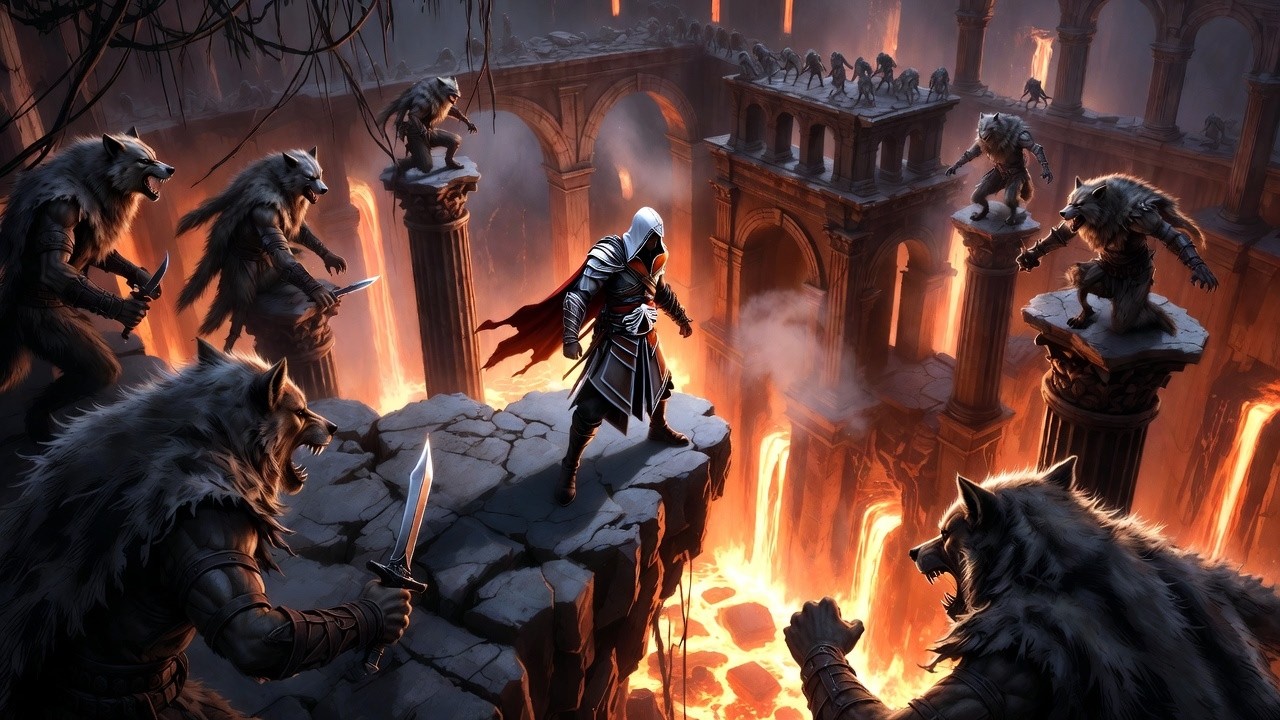 P5 - Ac3 BrotherHood | Crepi il Lupo Missing |Wolf Cult Surrounds Ezio, Halls of Nero Romulus Shrine