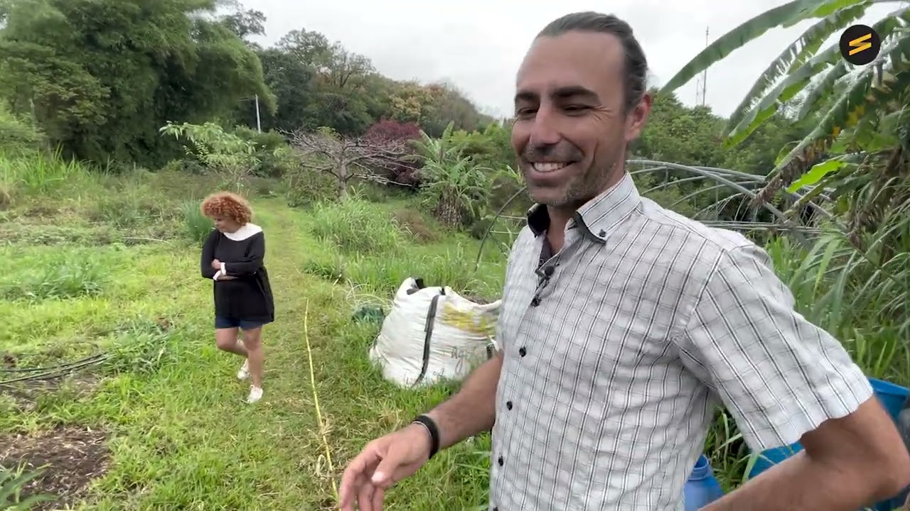 Visite de l'éco lieu d'Yves Boussardon