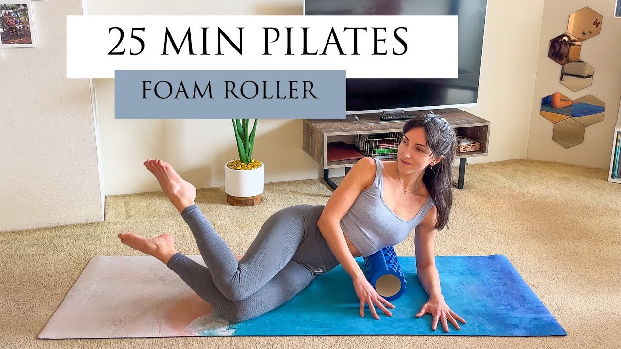 25 Minute Full Body Pilates Workout with Foam Roller | Intermediate Pilates
