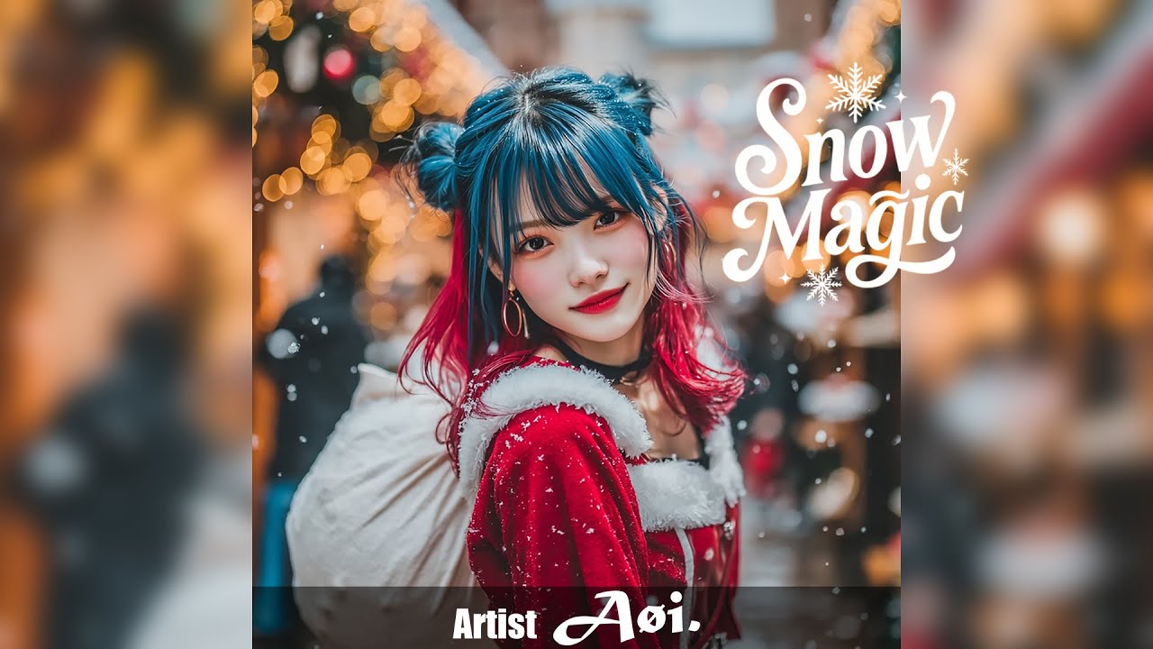 「SnowMagic」☆フルバージョン☆ クリスマスの日の奇跡の出会い！　【AI アーティストーAøi.】