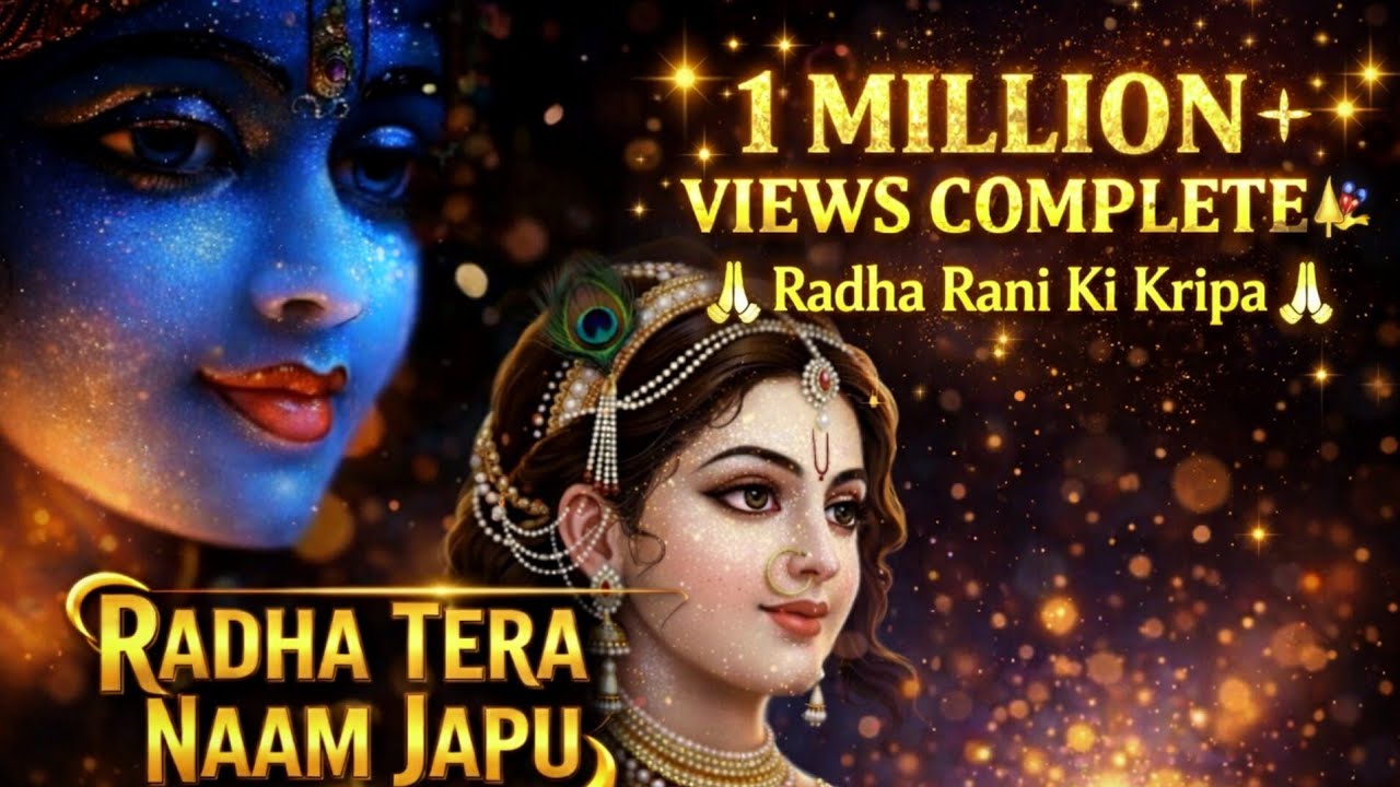 “Radha Tera Naam Japu | Krishna Bhakti Song | New 2025 | Divine Rasa • Flute • Vrindavan Vibes | 