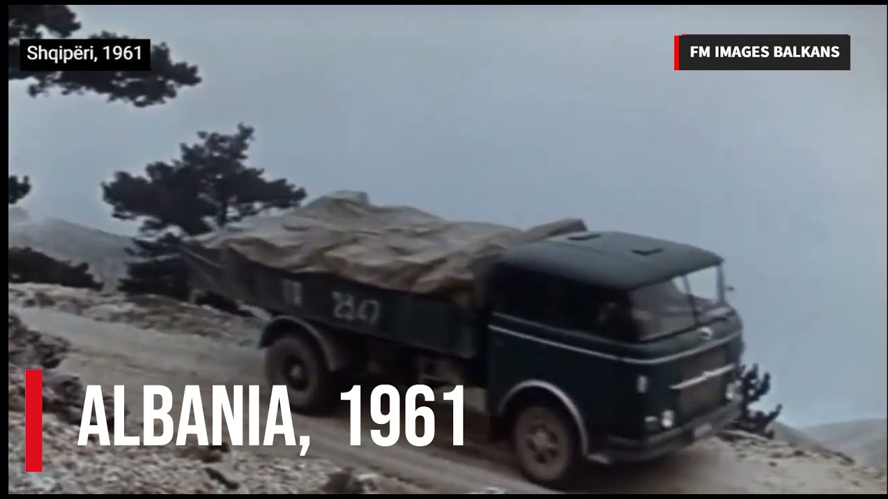 Shqipëri, 1961: Pamje të rralla me ngjyra