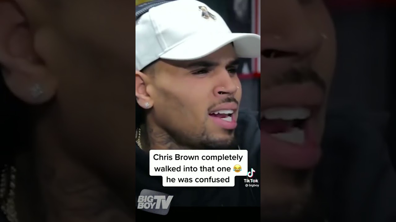 Chris brown on big boy radio he was so confused