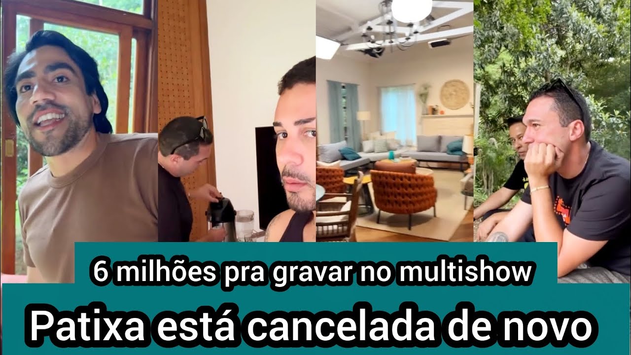 Carlinhos Maia revela que foi gasto 6 milhões pra gravar série e defende Patixa do cancelamento 