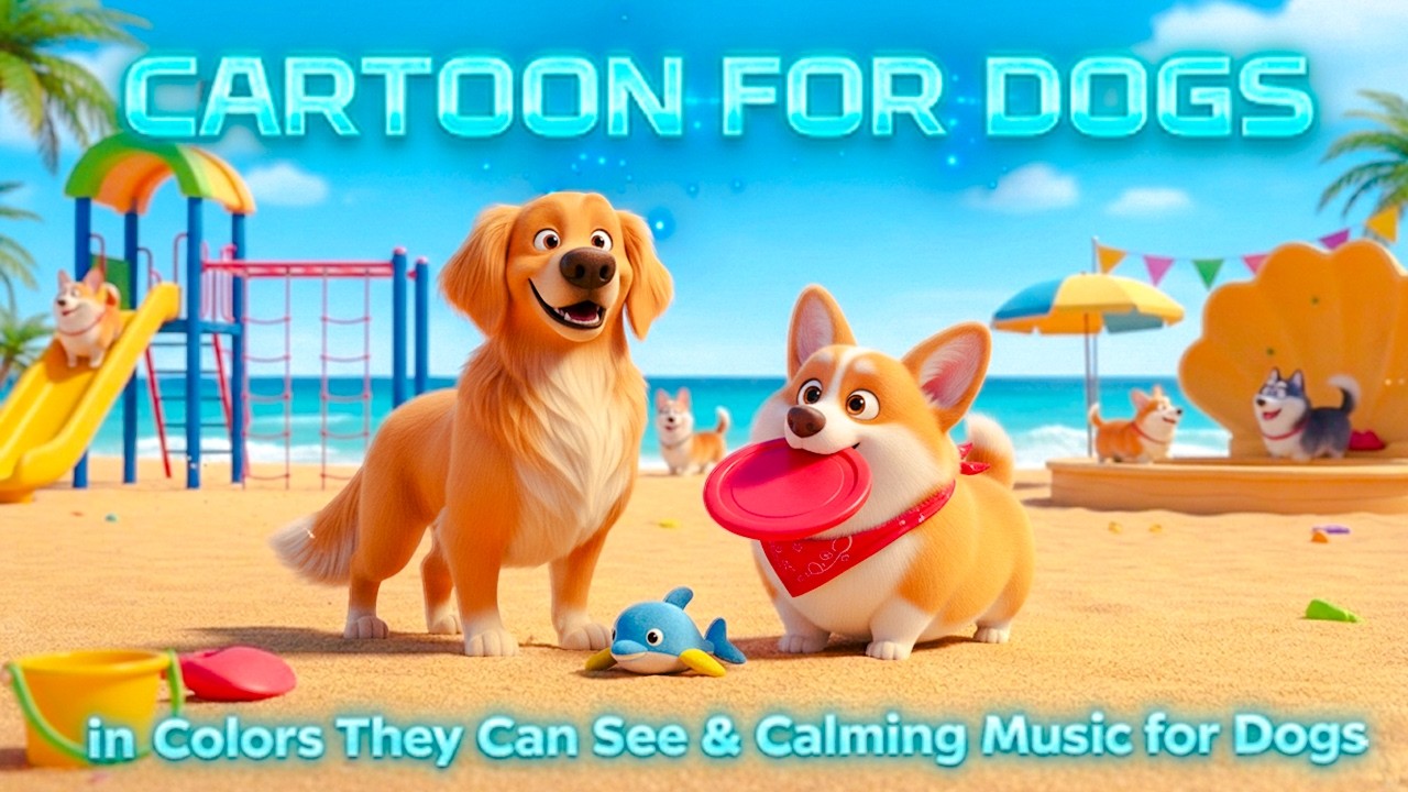 Top Trending Dog Cartoon TV: Videos All-Day Entertain with Relax Music for Dogs When Home Alone