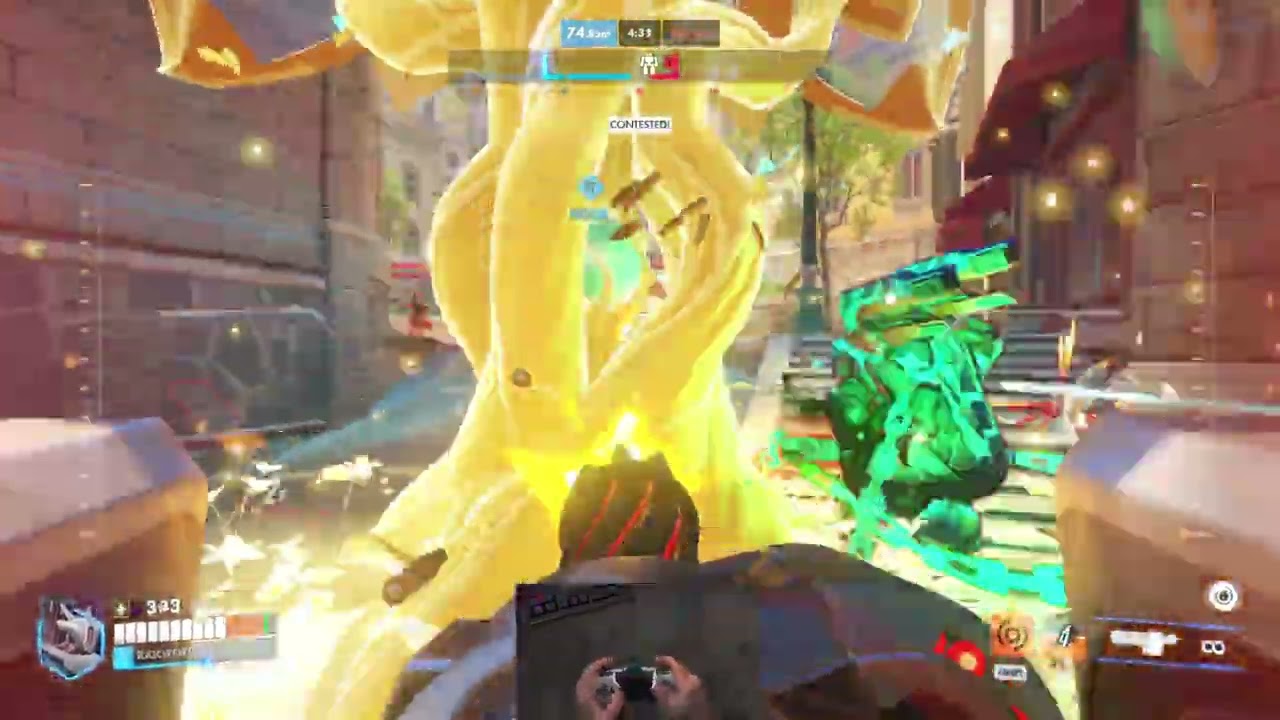 Over-Stimulated (WTF is happening!? - LOL) - Gyro Aim in OW2 (NO Aim Assist Controller)