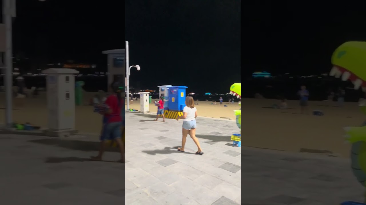 Pattaya beach road scenes 2024