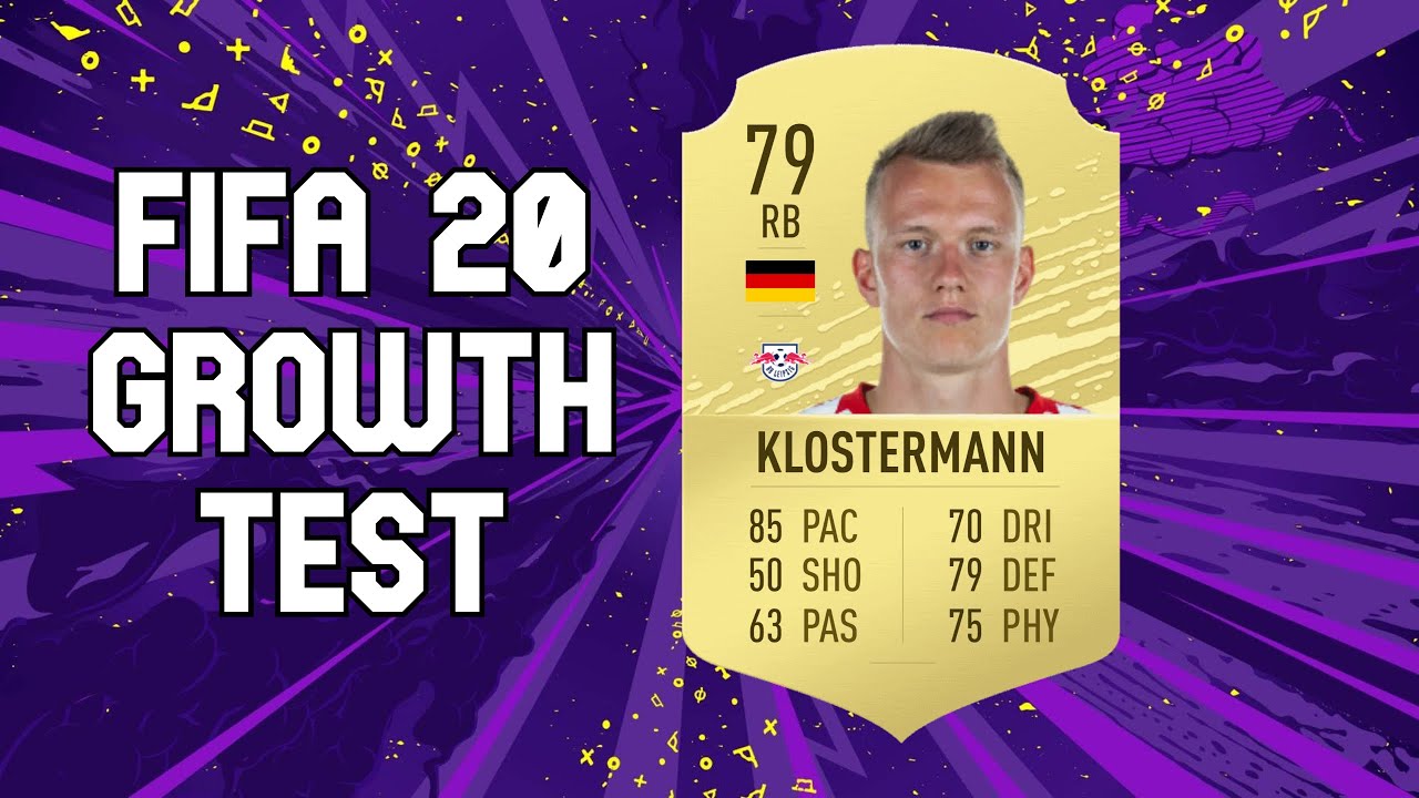 Lukas Klostermann Growth Test! FIFA 20 Career Mode