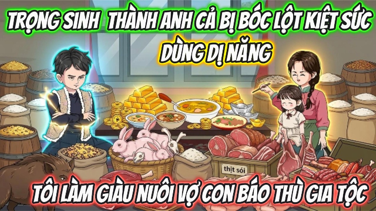 Trọng Sinh Thành Anh Cả BỊ Bóc Lột Kiệt Sức Dùng Dị Năng Tôi Làm Giàu Nuôi Vợ Con Báo Thù Gia Tộc
