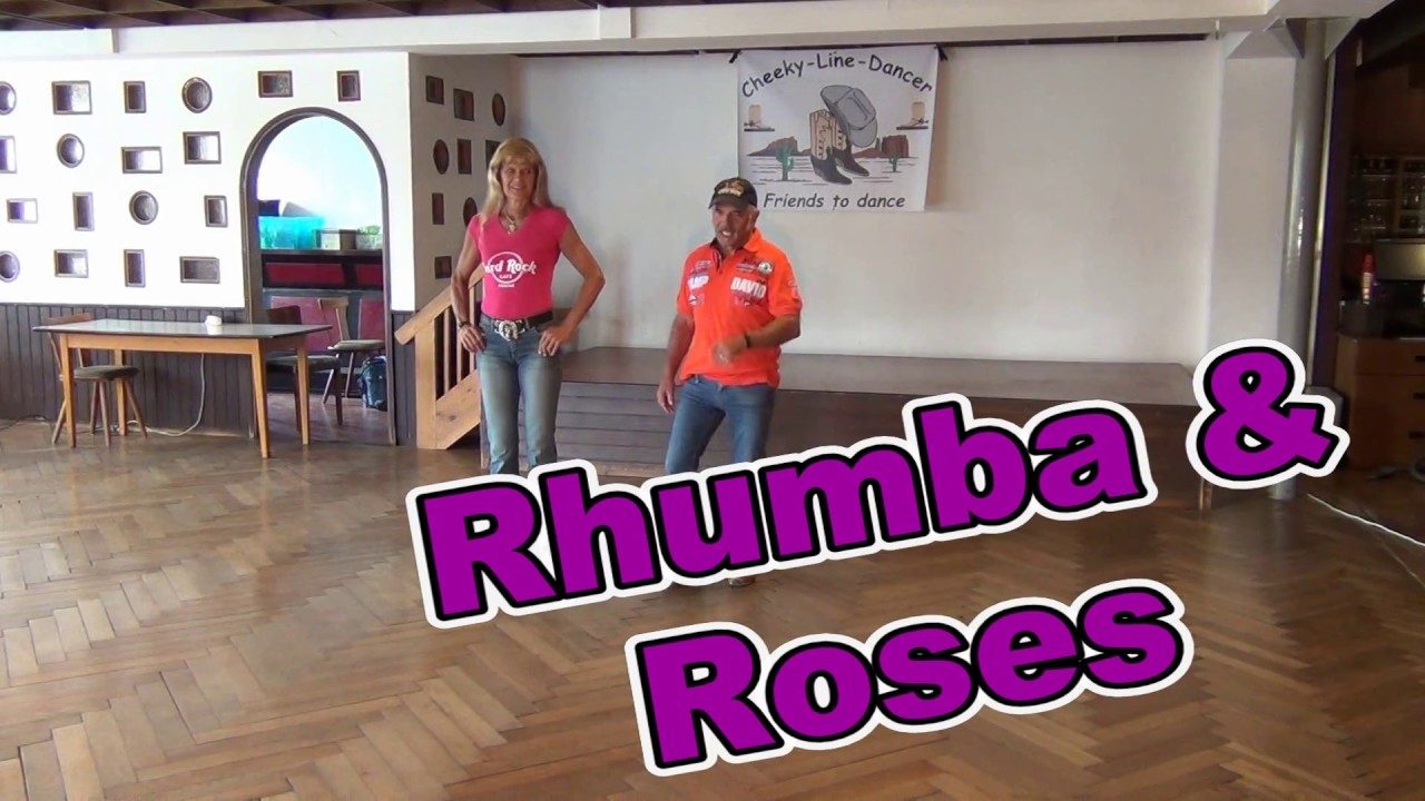 Rhumba & Roses Line Dance Teach & Demo