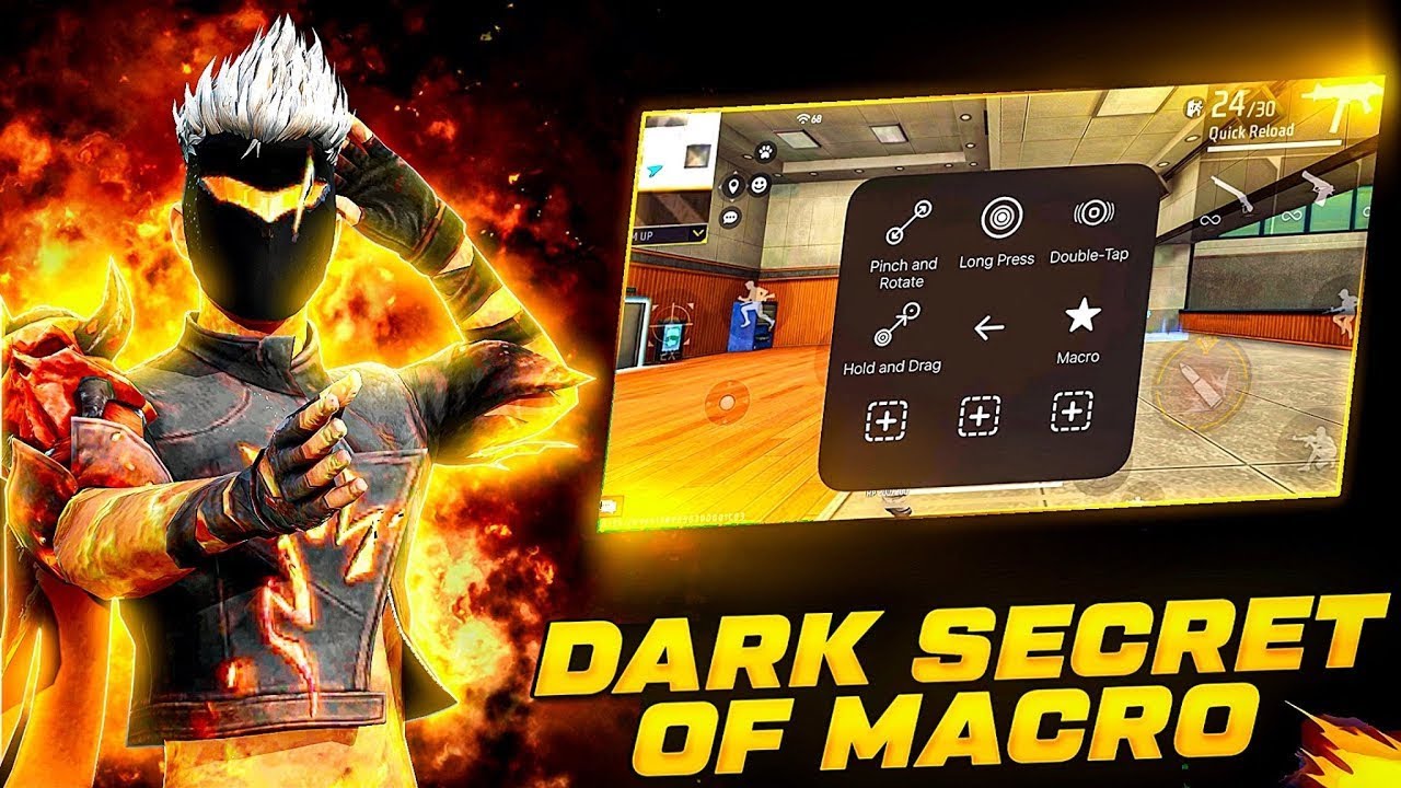 DARK SECRET OF MACRO 🥶 HOW TO USE MACRO IN IPHONE ☠️ TIPS AND TRICKS FREE FIRE