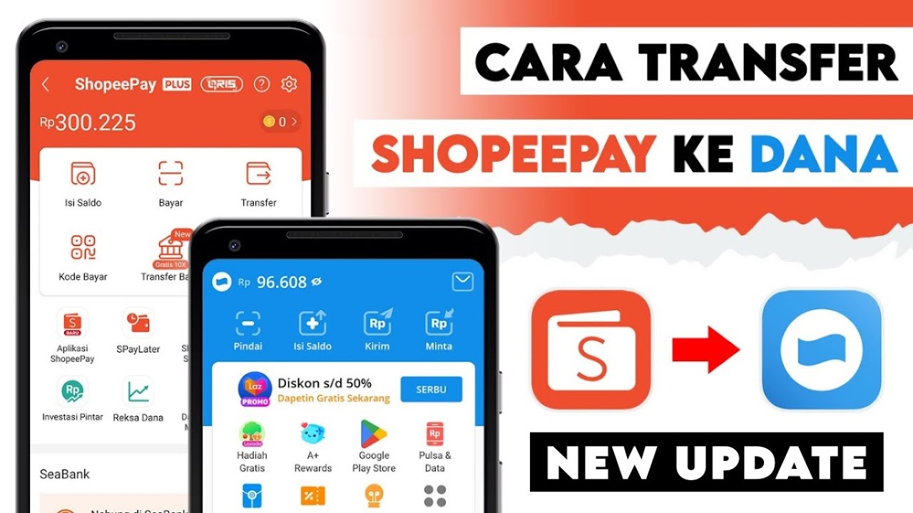 Cara Transfer ShopeePay ke DANA Terbaru || Kirim Saldo ShopeePay ke DANA