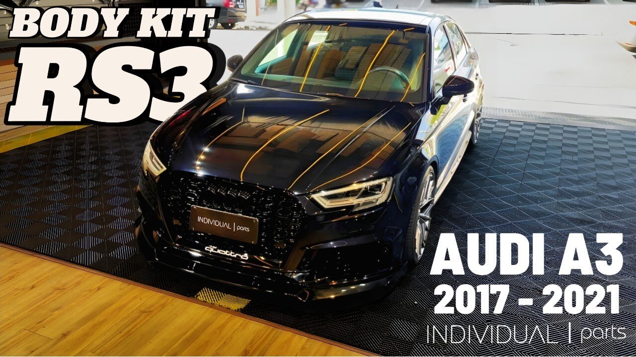 Bodykit RS3 para Audi A3 (2017 - 2021)