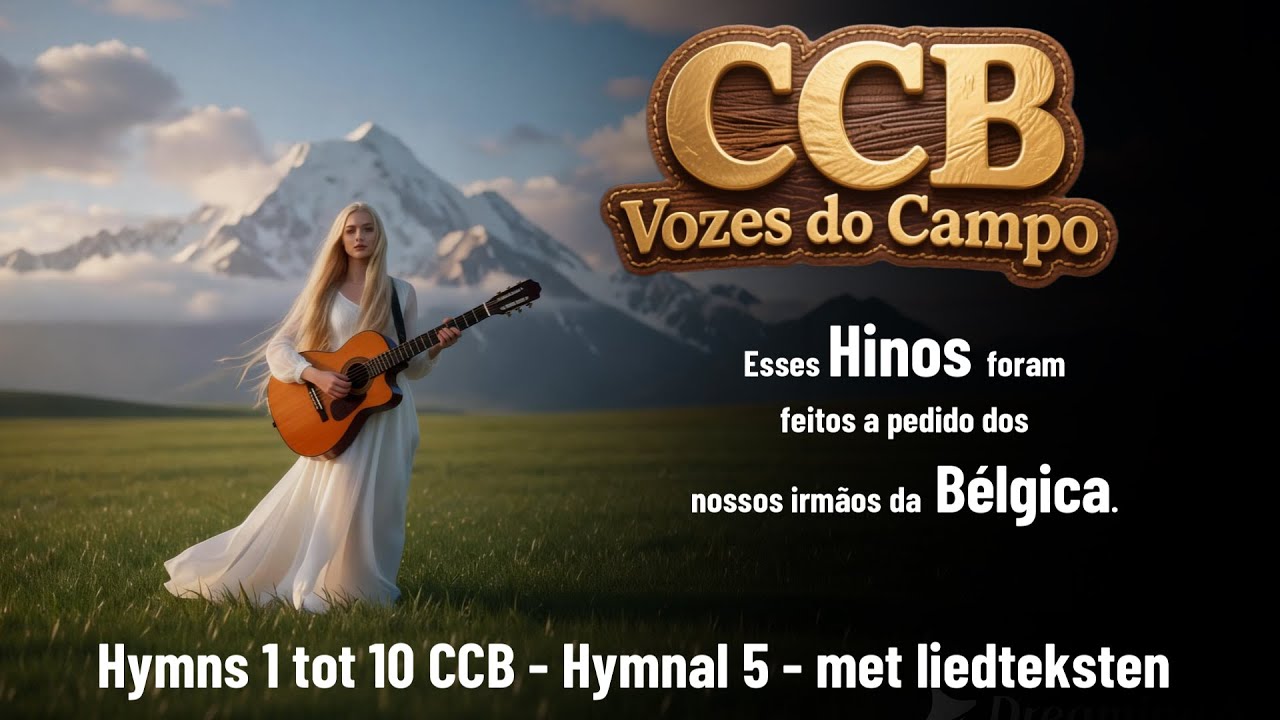 Hymns 1 tot 10 CCB   Hymnal 5   met liedteksten   Vozes do Campo