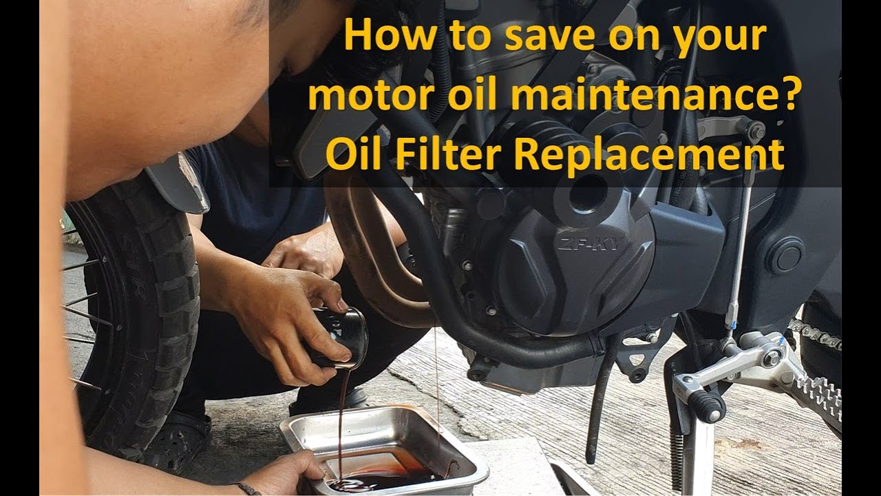 How to save on your motor oil maintenance expenses? Bristol Veloce 500X | OIL FILTER Replacement