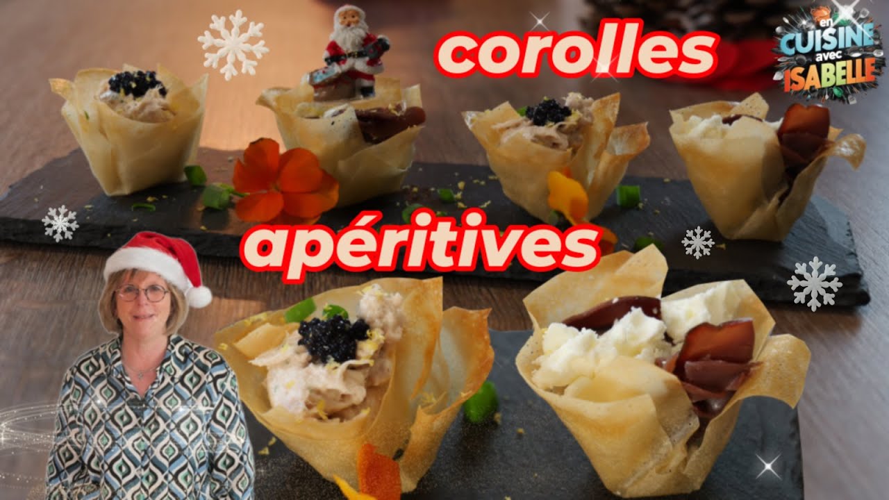 12 Petites corolles apéritives à garnir pour un apéro festif