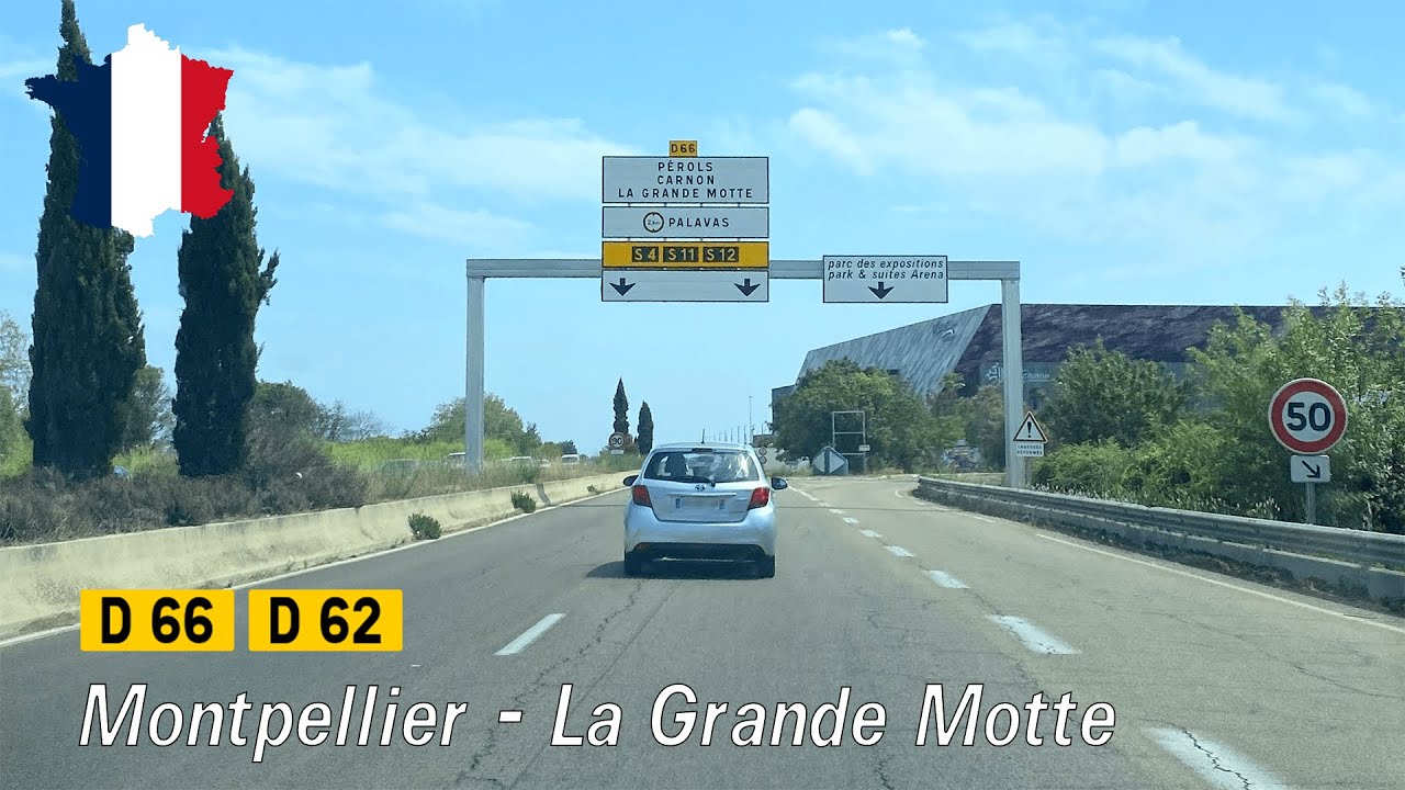 France (F): D66-D62 Montpellier - La Grande Motte