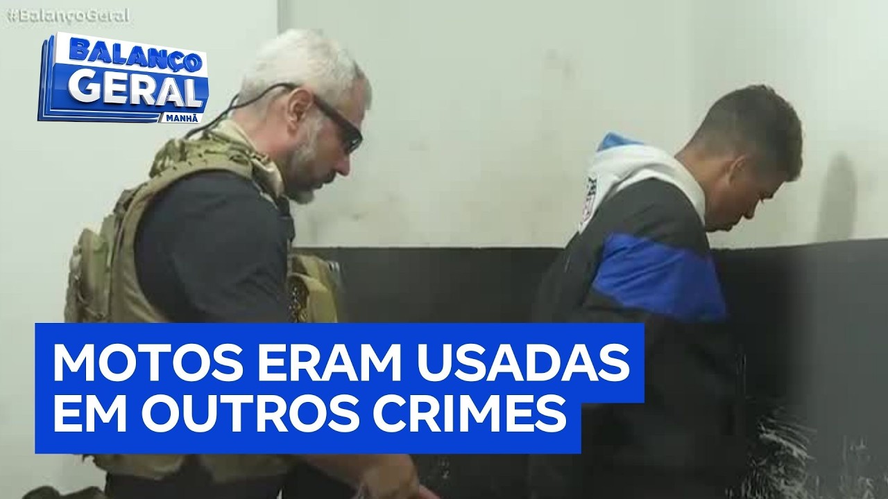 Operação policial prende criminosos que ostentavam motos roubadas nas redes