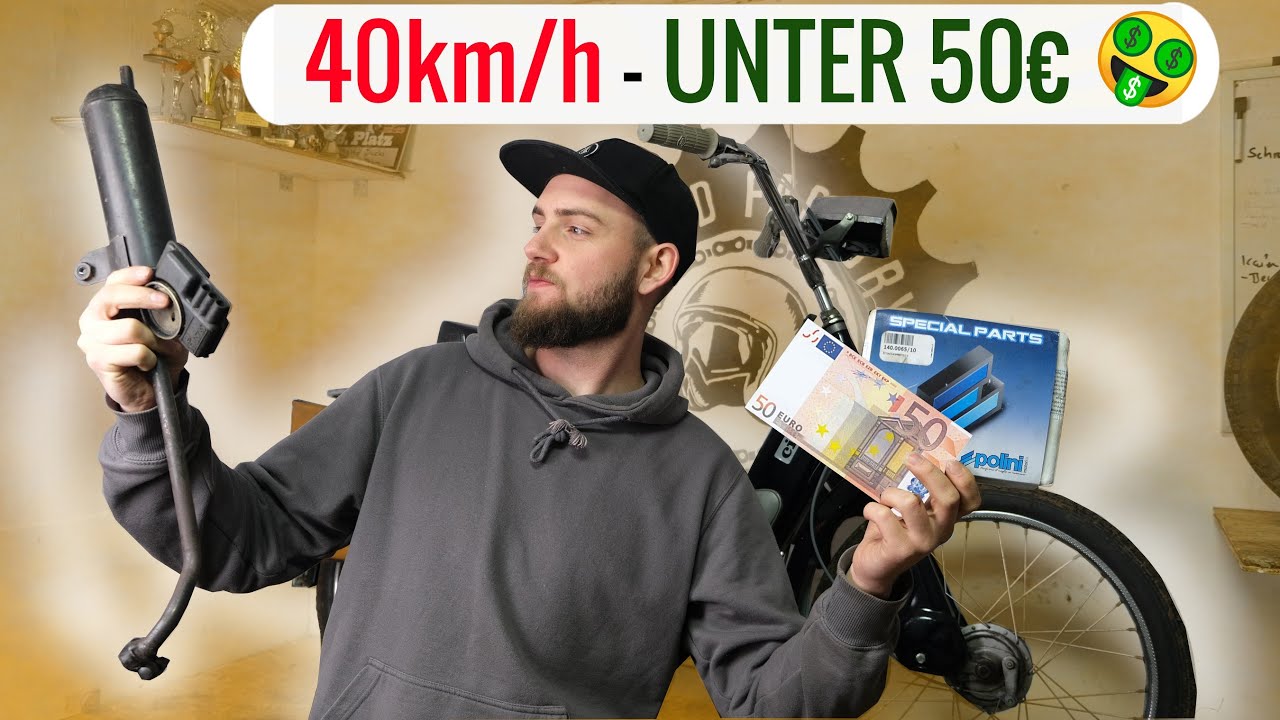 Das ULTIMATIVE TUNING SETUP f&uuml;r unter 50&euro; [Piaggio Ciao Mofa]