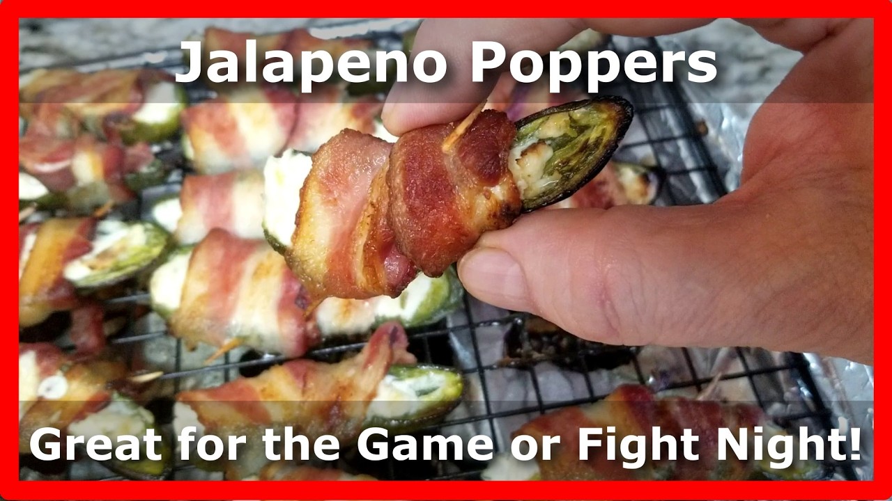 Jalapeno Poppers: Perfect for Game Day or Fight Night!  - Uncle D Cooks