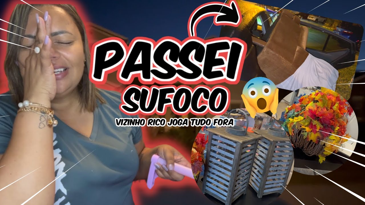 VIZINHO RICO, JOGA TUDO FORA.