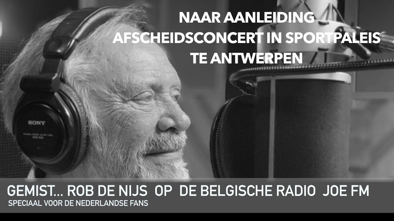 Radio groots interview met Rob De Nijs met Belgische radio Joe fm live