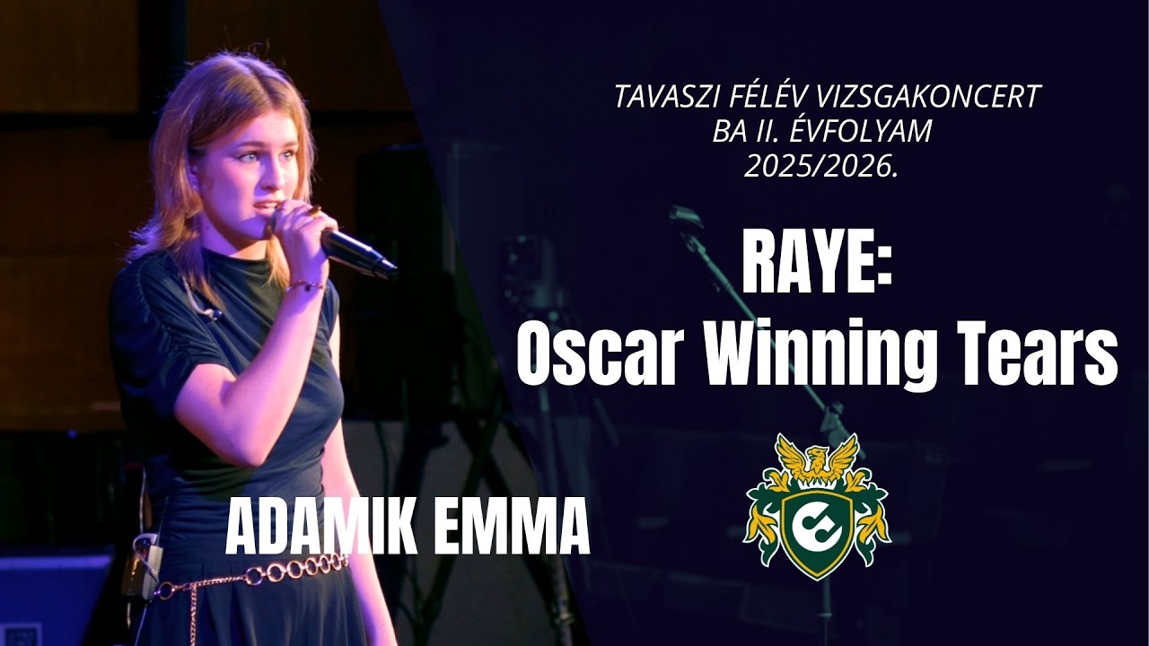 Oscar Winning Tears | Kortárs Könnyűzene BA 2025