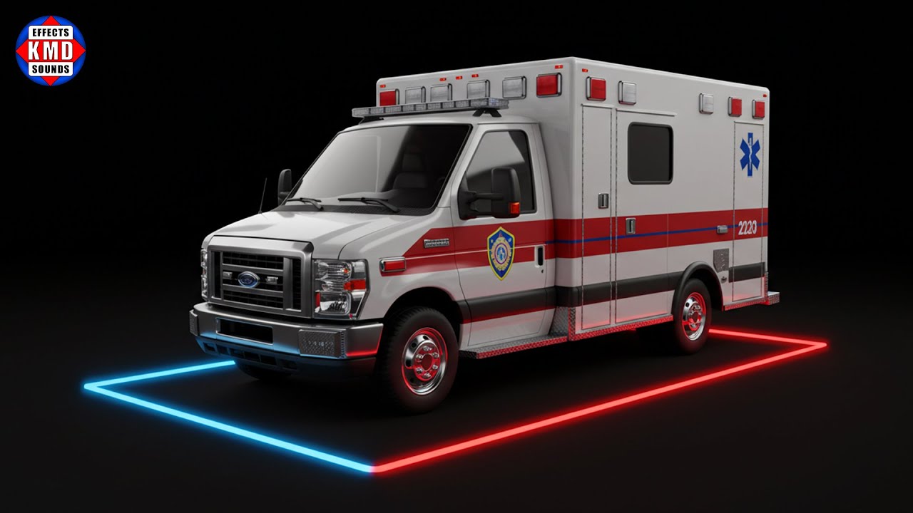 🎶 AMBULANCE SOUND - VEHICLE SOUNDS - The Best Sound Effects