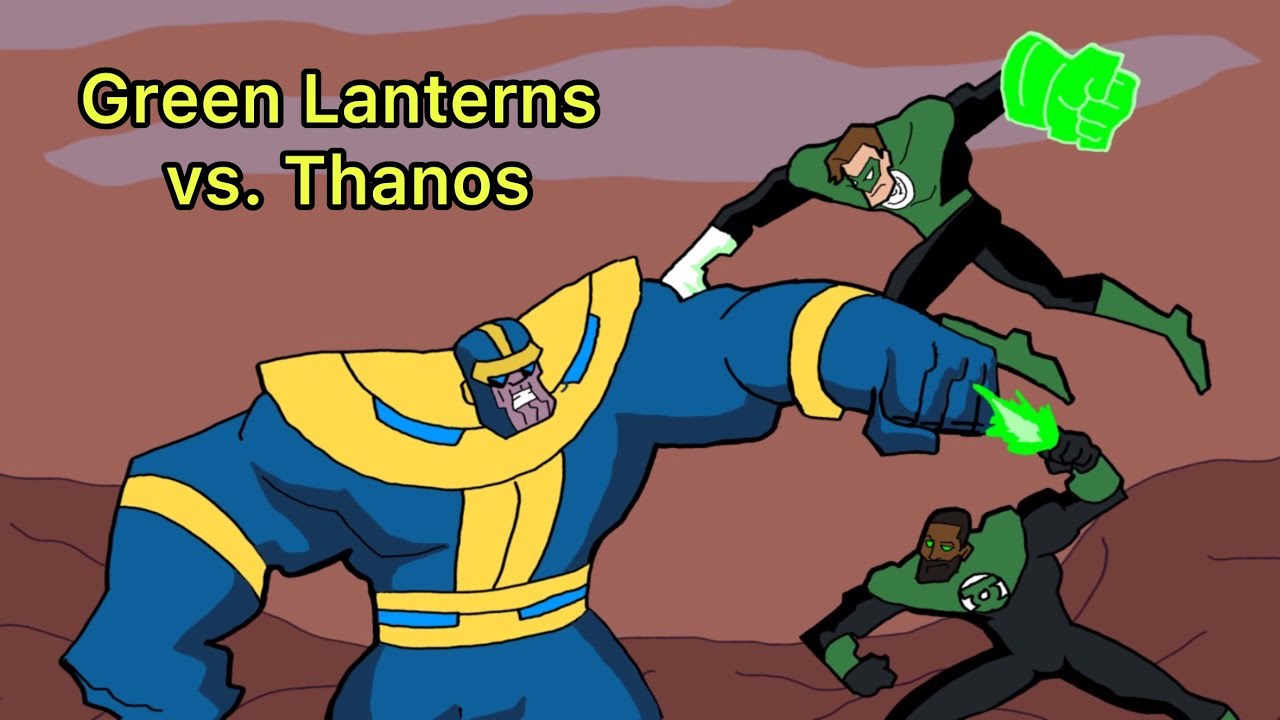 Green Lanterns vs Thanos Pt.1