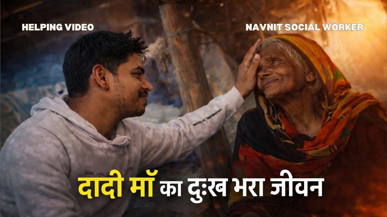 दादी माँ का दुःख भरा जीवन😌😢|| NAVNIT SOCIAL WORKER || #videos #helpingvideo #humanity
