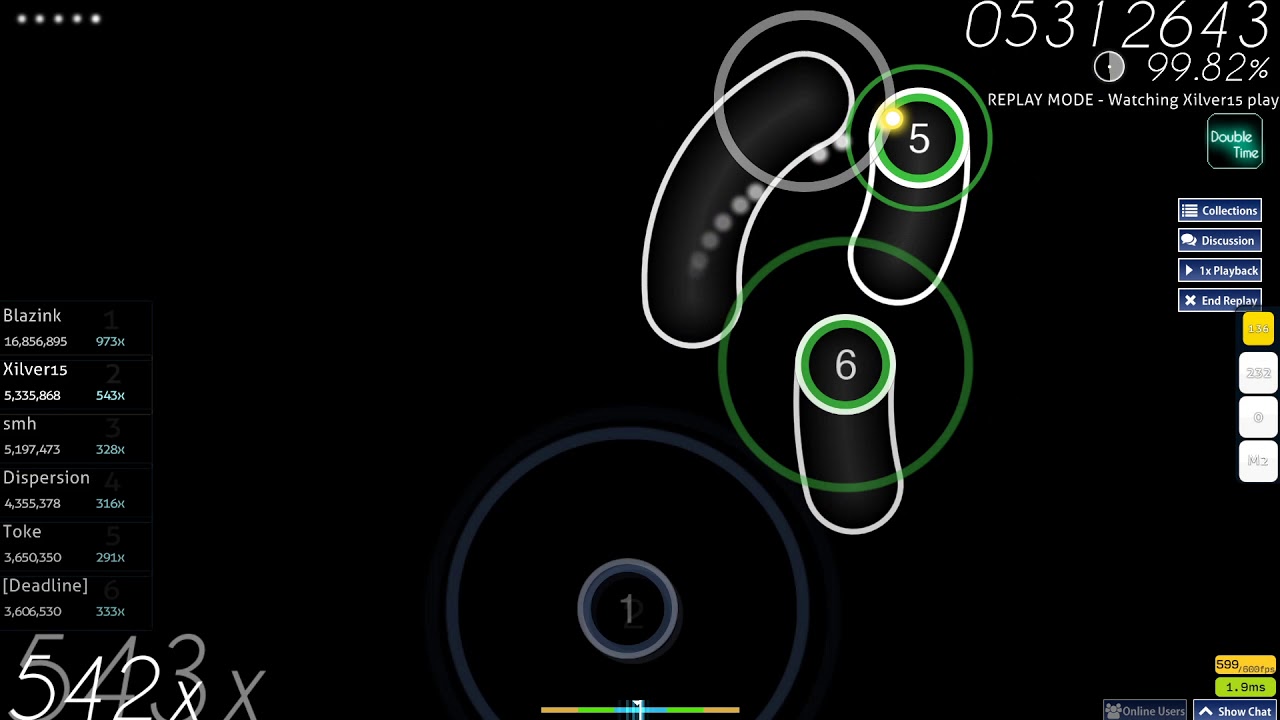 Xilver15 | monet - Kagami no Sekai ni (long title) [Extra] +DT (99.09%) 931/1286x 2sb