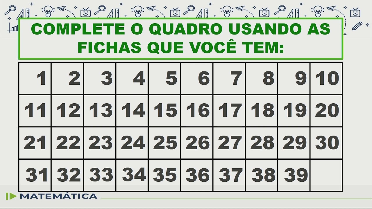 Matemática - 1.º ano - aula 35 - 23/07
